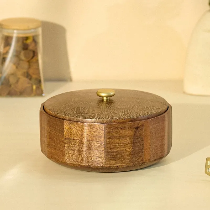 Anant Wooden Roti Box media 1