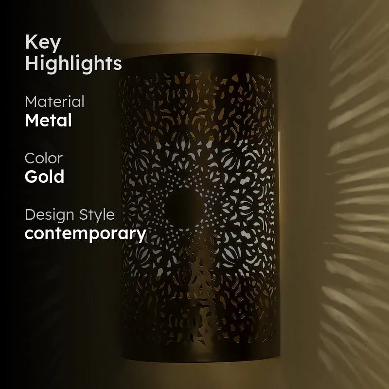Salma Metal Wall Lamp media 2