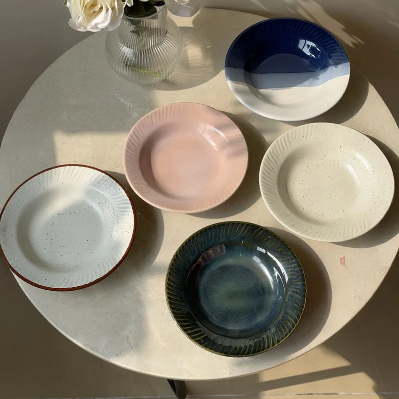 Raisel Ceramic Pasta Plate - Set Of Five media 1