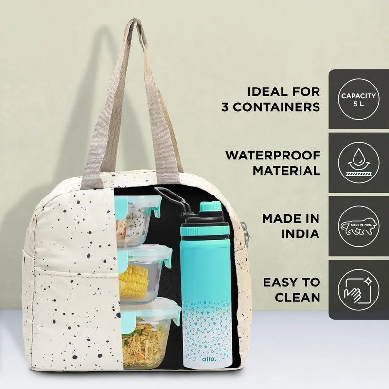 Tektri Polyester Lunch Bag - White media 5