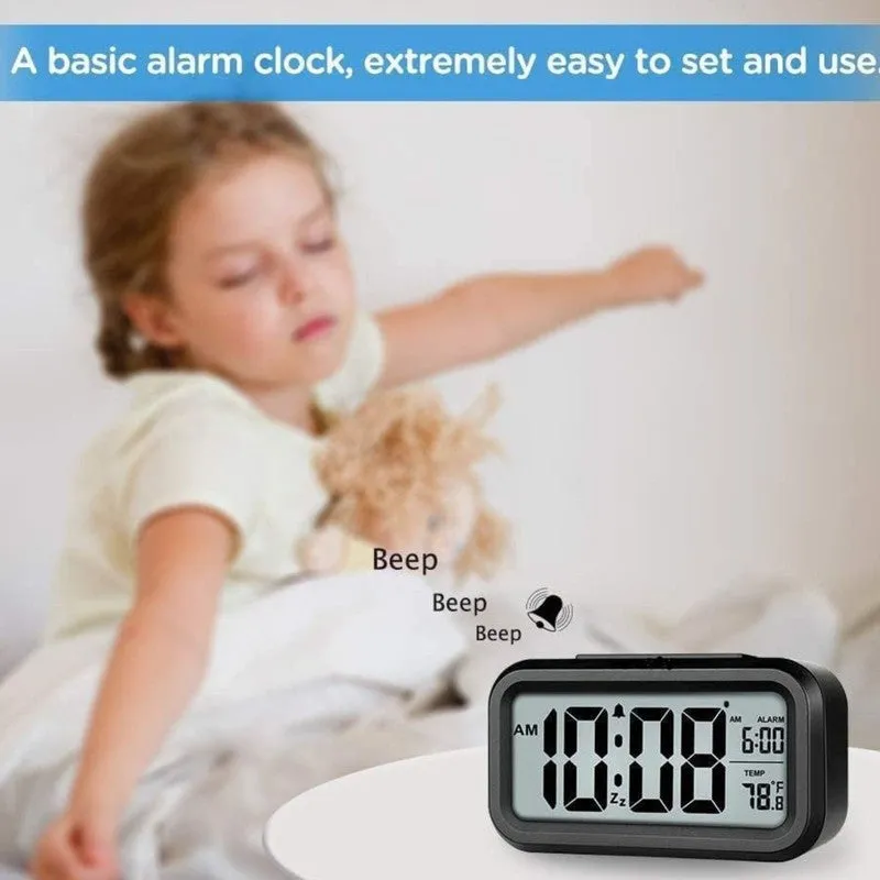 Chrono Charm Rectangle Plastic Table Clock media 5
