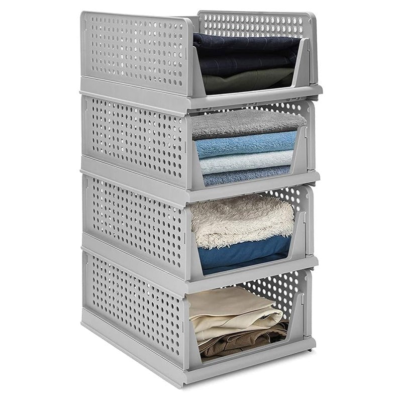 Closette Three Tier Cloth Organiser - Set of Three media 4