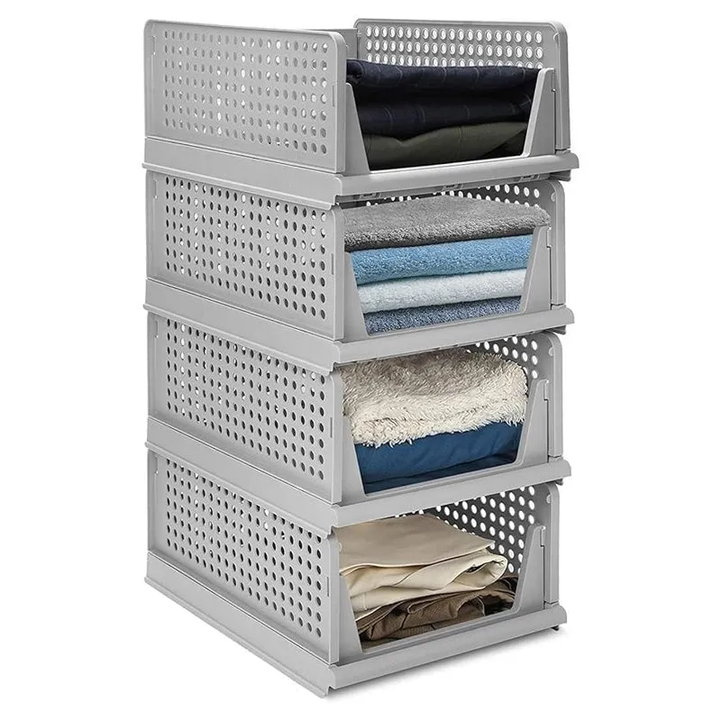 Closette Three Tier Cloth Organiser - Set of Three media 4
