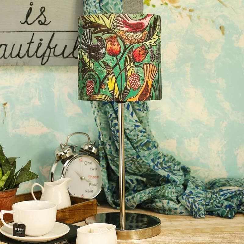 Utopia Metal & Fabric Table Lamp - Multicolor media 4