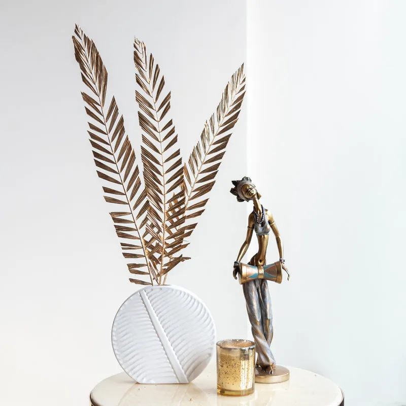 Nihaim Dried Leaf Stem (Beige) - Set Of Five media 3