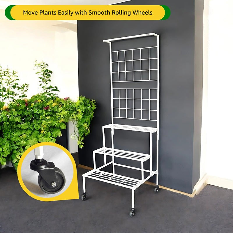 Graziana Tiered Planter Stand - White media 7