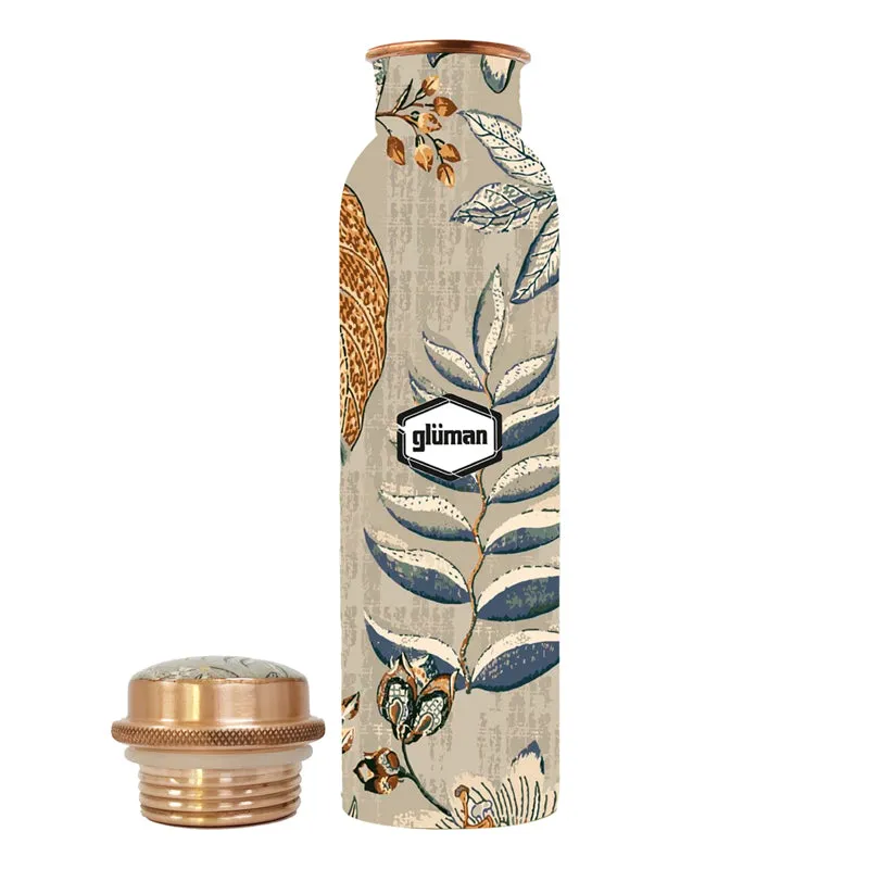 Niva Floral Copper Water Bottle - 950 mL media 3