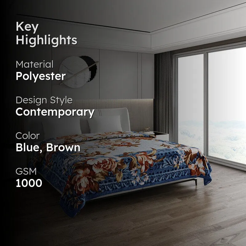 Monte Carlo Blooming Serenity Blanket - 1000 GSM media 2
