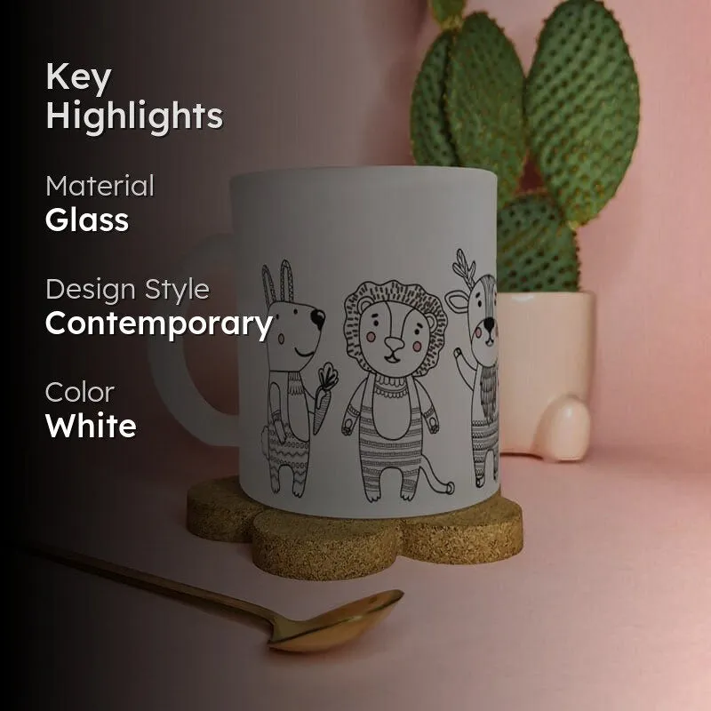 Jungle Glass Coffee Mug (330 mL) media 2