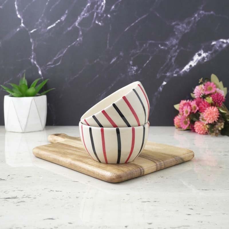 Colorful Striped Squad Bowls - Set Of Two media 3