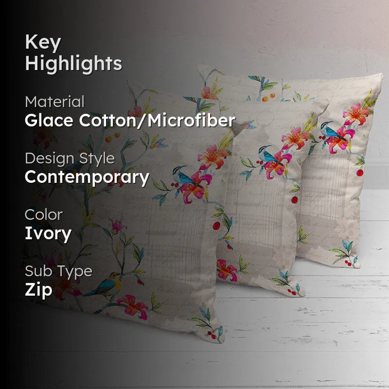 Alaric Printed Cushion Cover Set - Set Of Three media 2