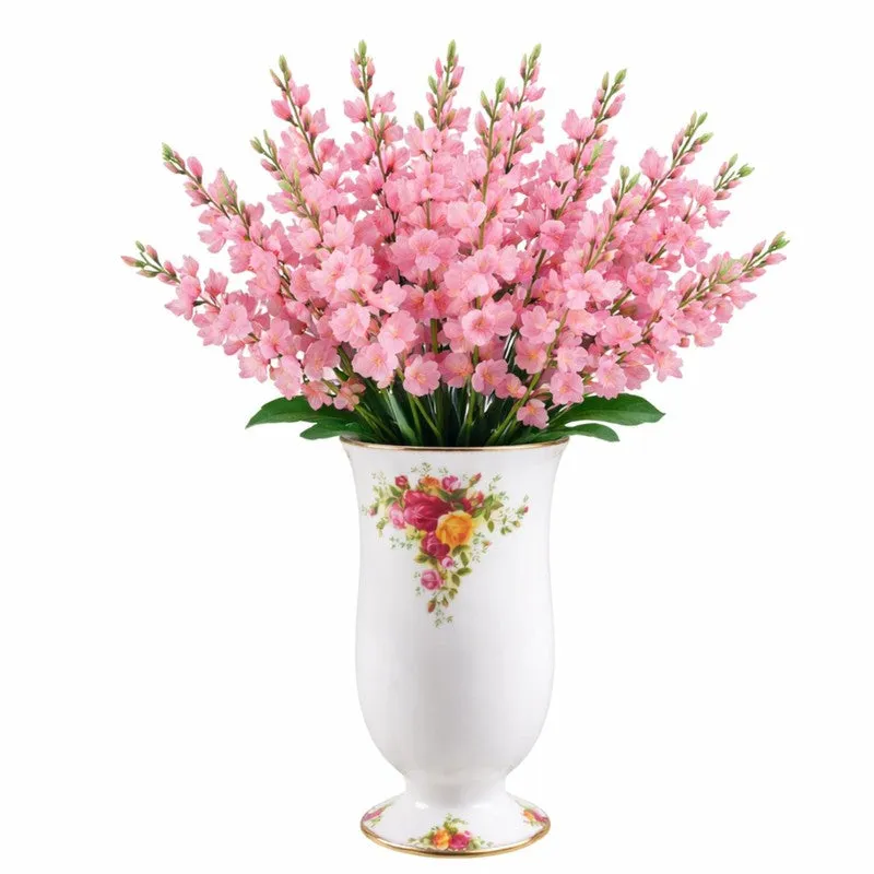 Bloomelle Artificial Flower (Pink) - Set Of Four media 4