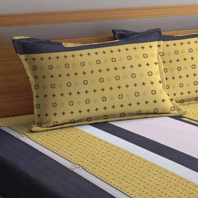 Polka Pots Printed Bedsheet - 150 GSM media 5