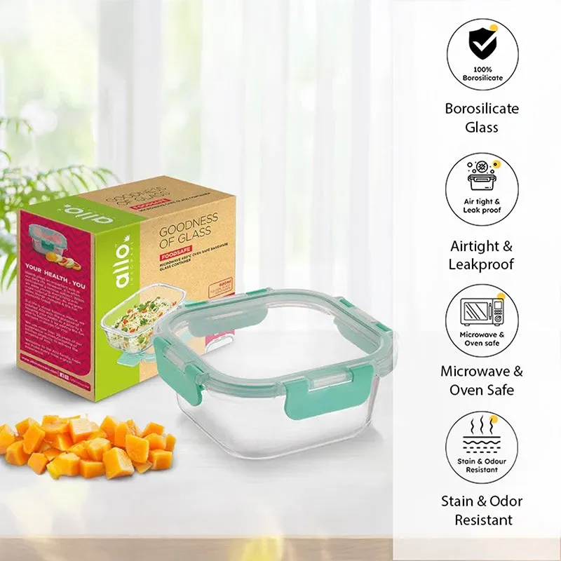 Crusade Square Glass Container - 800 ML media 1