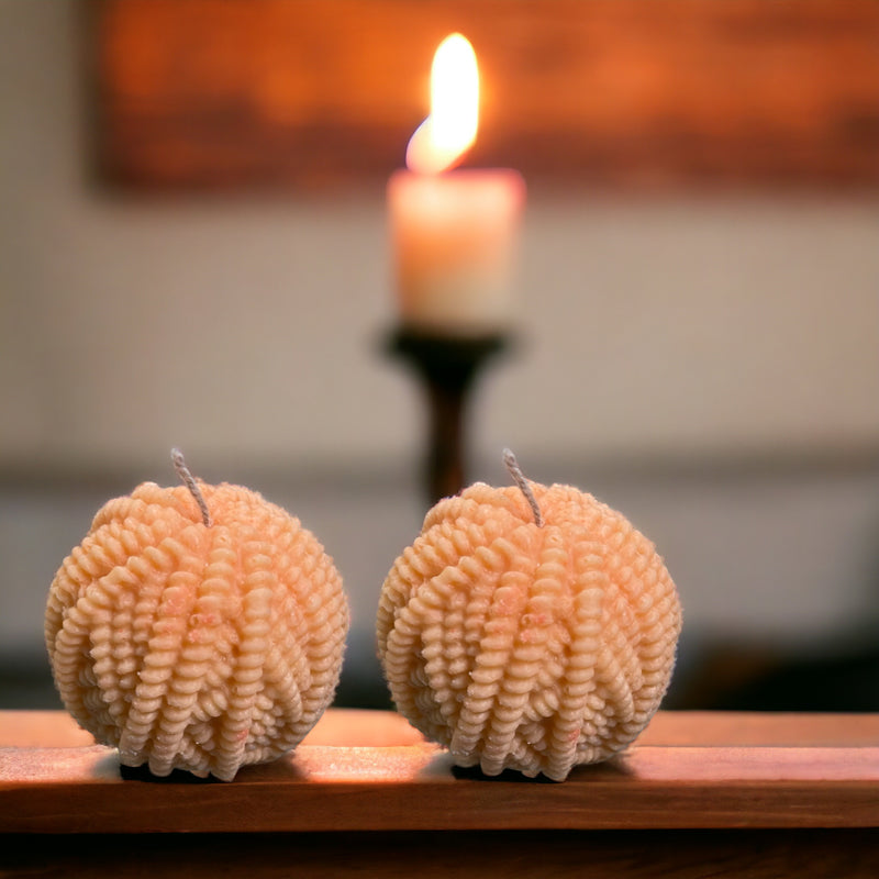 Fur Ball Jasmine Scented Candle (White & Pink) - Set Of Two media 3