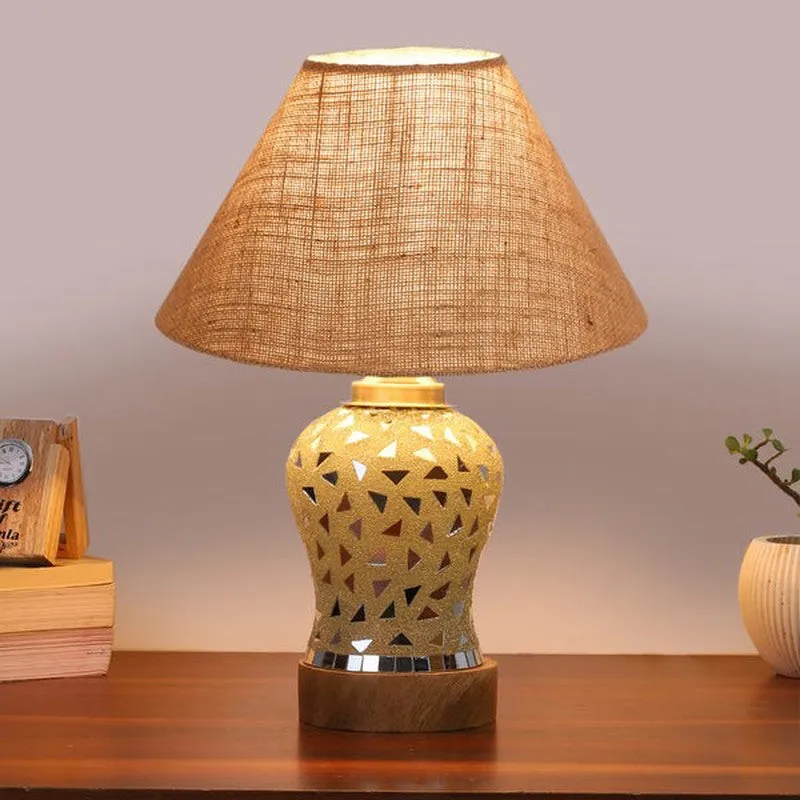 Solenne Wooden Table Lamp - Multicolor media 3