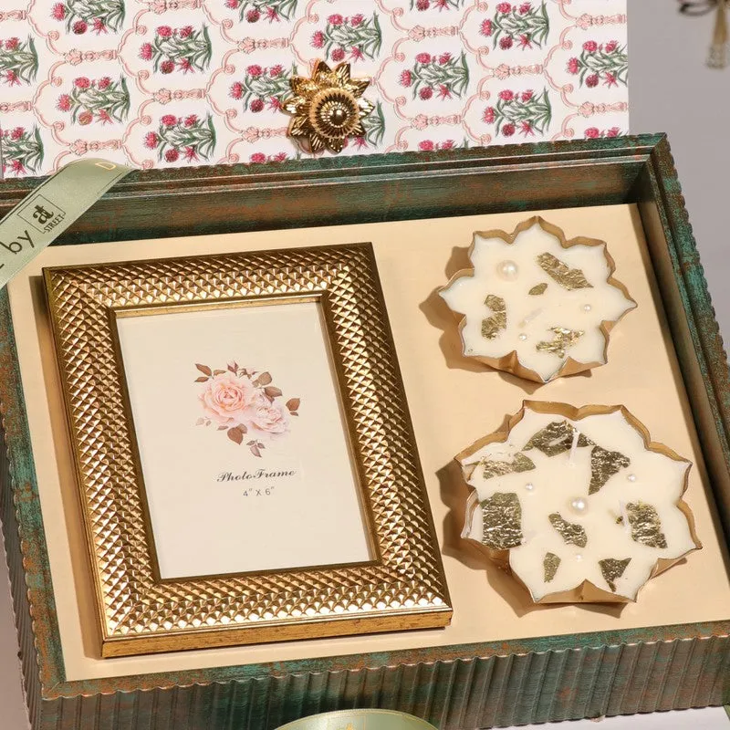 Oudh Mosaic Diwali Hamper - Three Piece Set media 5