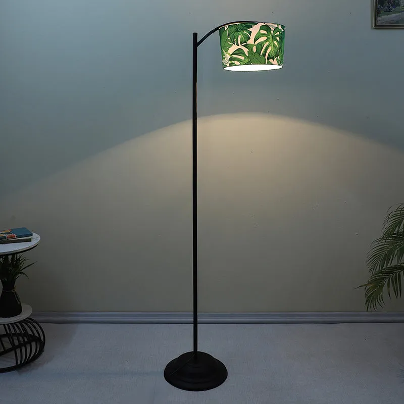 Kaizen Printed Arched Iron Floor Lamp media 1