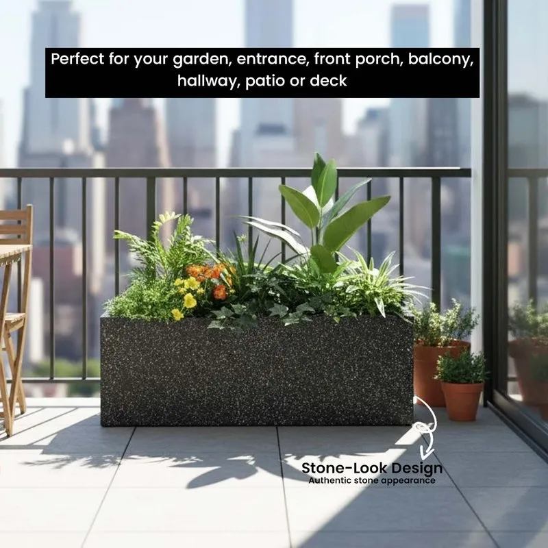 FloraEdge Planter - Black media 6