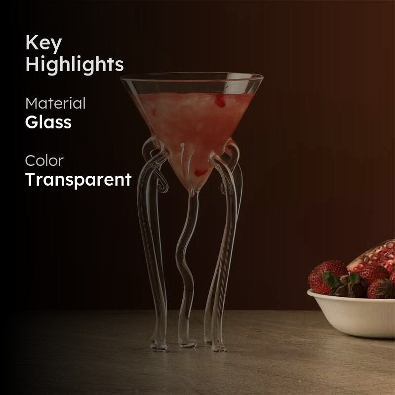 Squid Martini Glass - 250 ML media 2