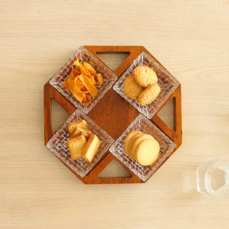 AuroraBloom Wood Platter media 5