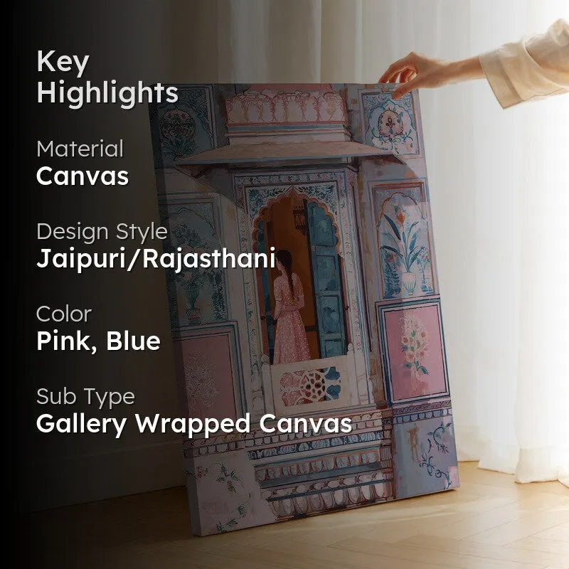 The Haveli Window Canvas Wall Art & Paintings media 2