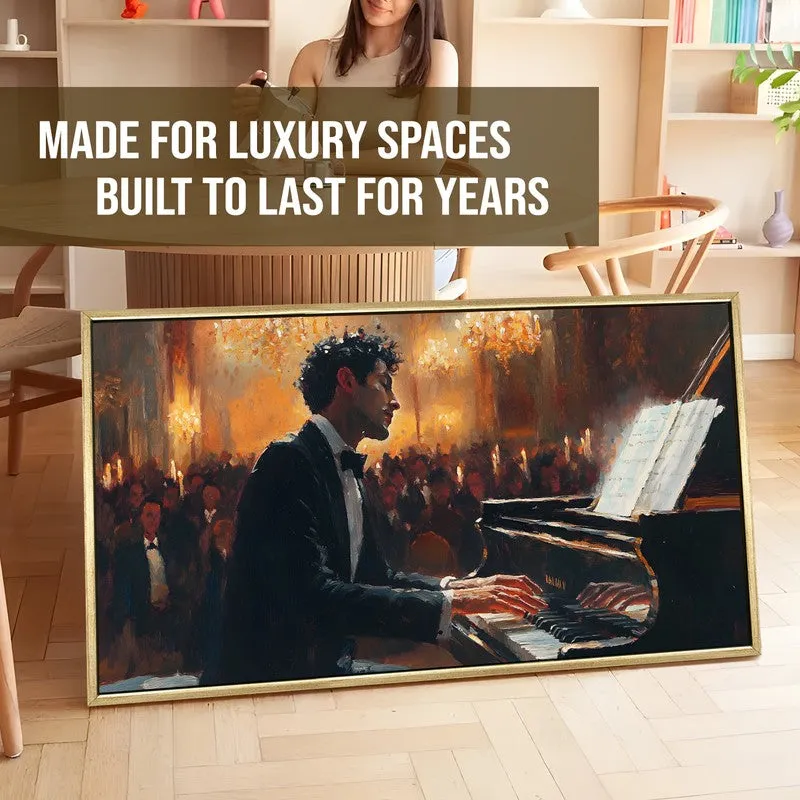 Soundscape Canvas Wall Painting With Frame media 5