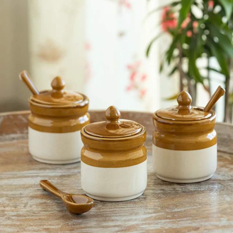 Spiceserve Ceramic Jar Set - Six Piece Set media 1