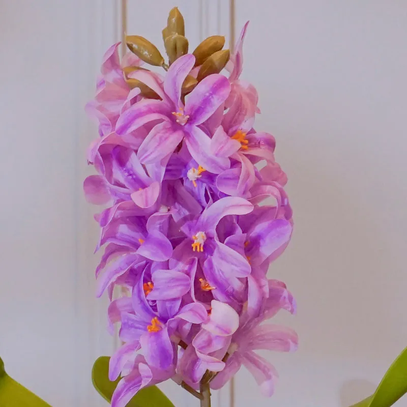 Faux Hyacinth Lily Flower Stick (Purple) - 17 CM media 4