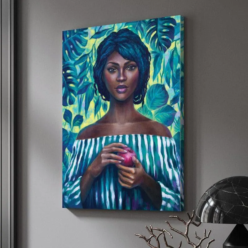 Girl Glimmer Canvas Wall Painting media 3