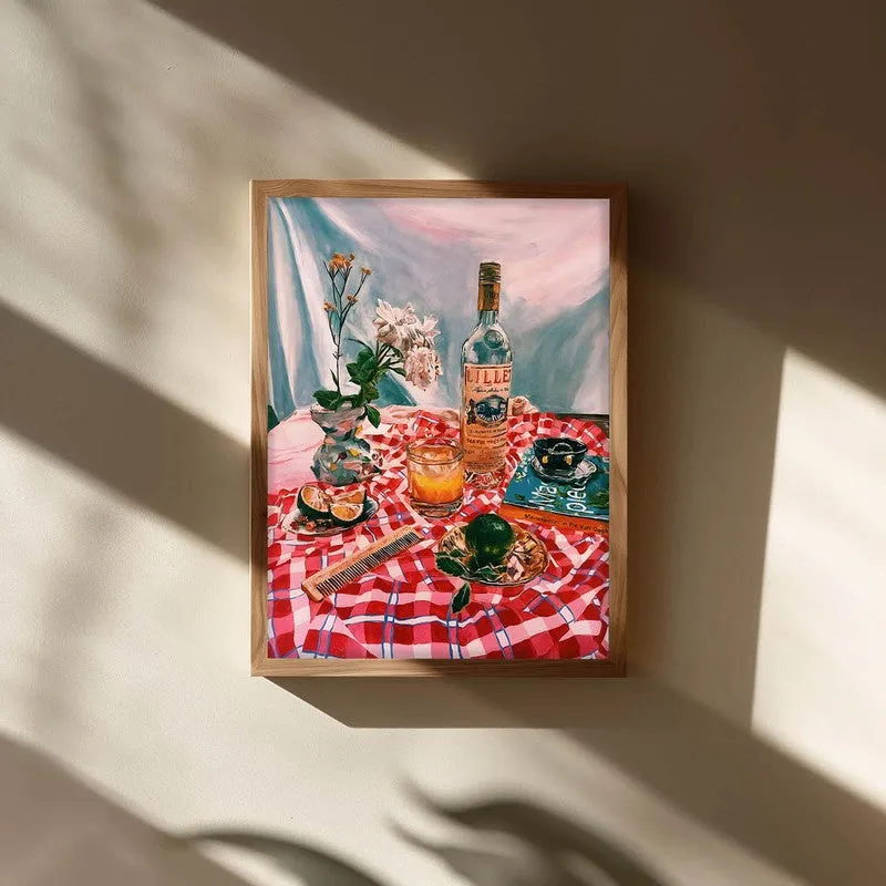 Dining Opulence Archival Canvas Wall Art - Brown media 3