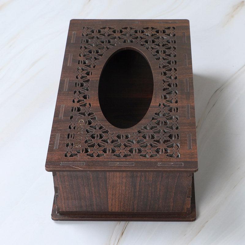 Galenta Tissue Box - Dark Brown media 3