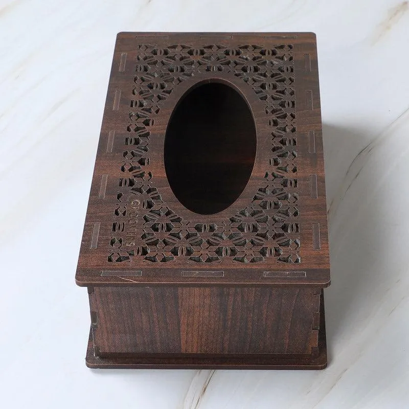 Galenta Tissue Box - Dark Brown media 3