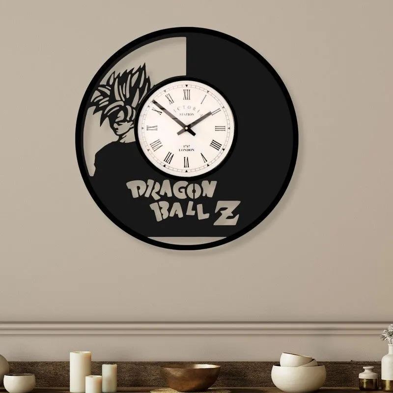 Dragon Ballz Steel Analog Wall Clock - Black media 1