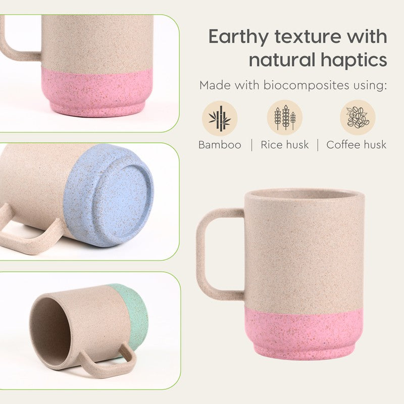 Echo Rice Husk Coffee Mug (375 mL Each) - Set Of Three media 6