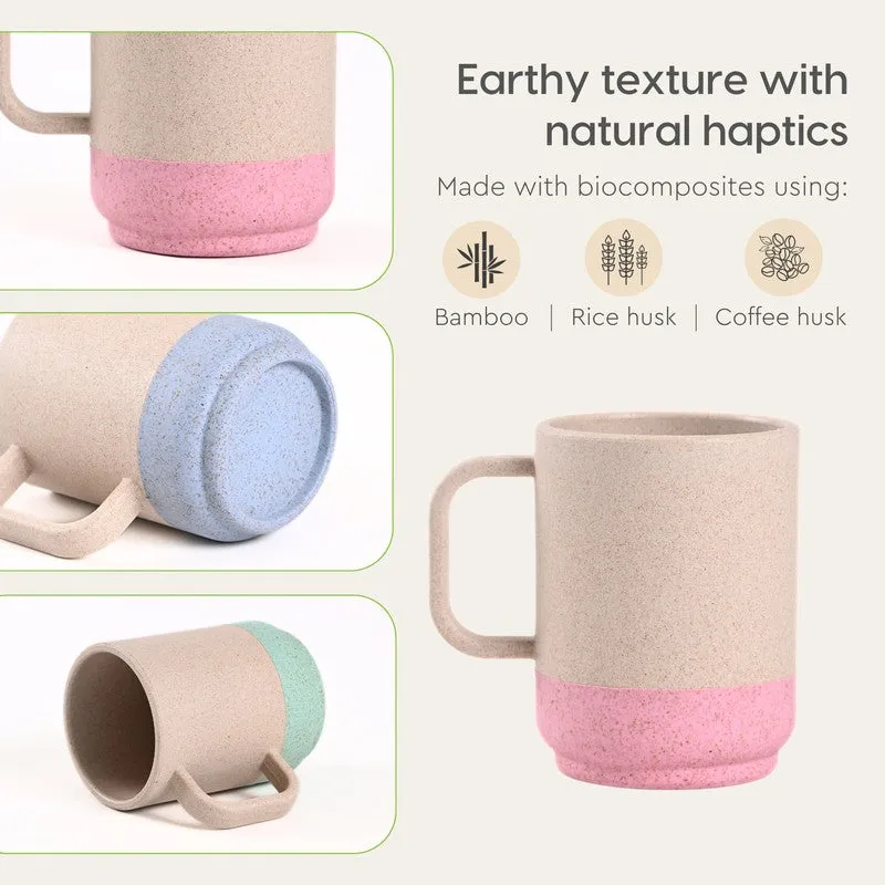 Echo Rice Husk Coffee Mug (375 mL Each) - Set Of Three media 6