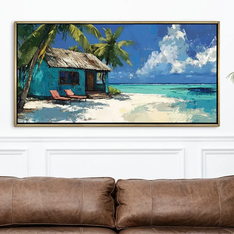 Casita Canvas Wall Painting With Frame media 4