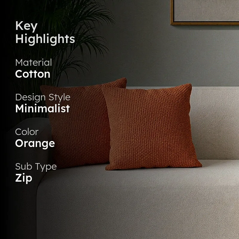 Thessa Dream Cushion Cover (Orange) - Set Of Two media 2