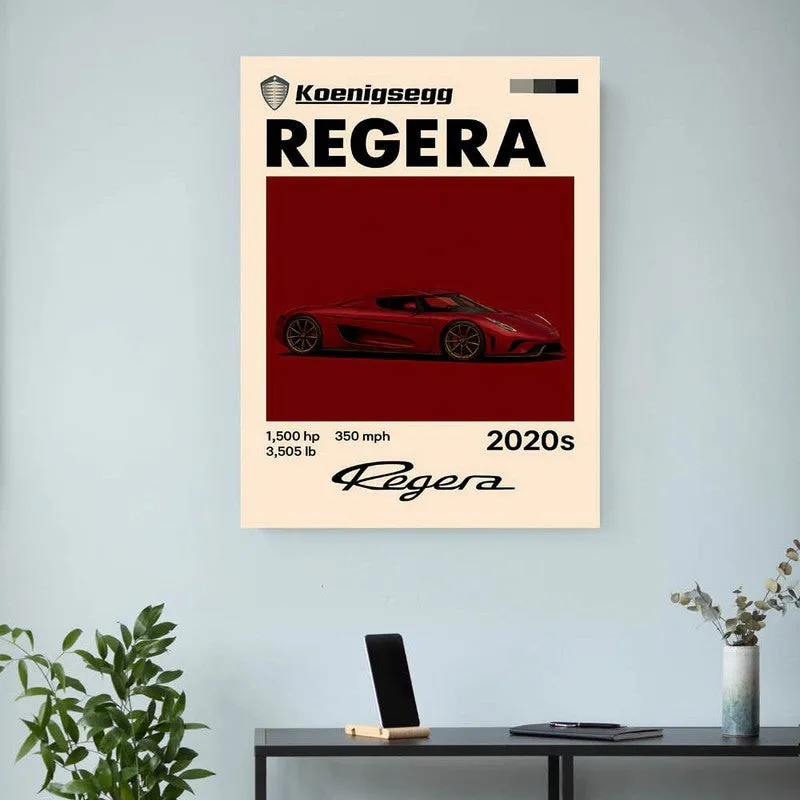 Koenigsegg Regera Legend Wall Poster media 3