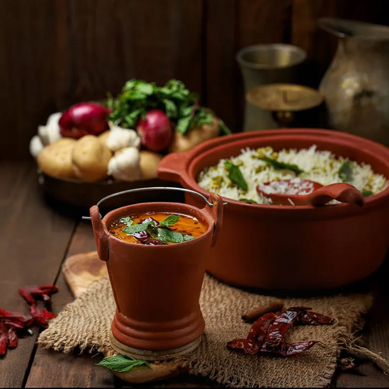 Flint Terracotta Serving Bowl - 1000 mL media 4