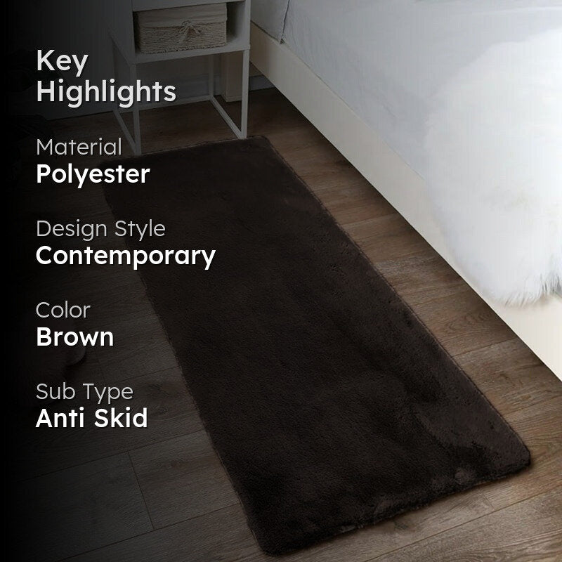 Floratex Anti-Skid Runner Rug - Brown media 2