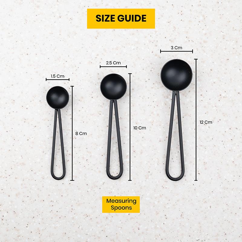 Jimo Measuring Spoon (Black) - Set Of Three media 8