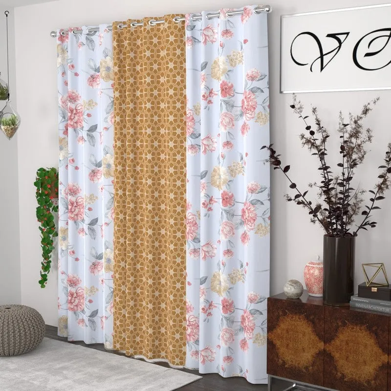 Bloom Reverie Panel Curtains - Set of Three media 3