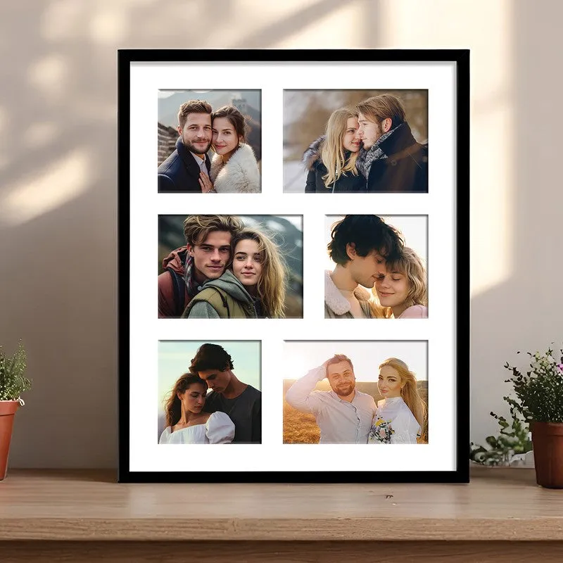 Forever Collage Photo Frame - Black media 1