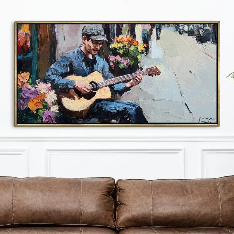 Textured Rhythm Canvas Wall Painting With Frame media 4