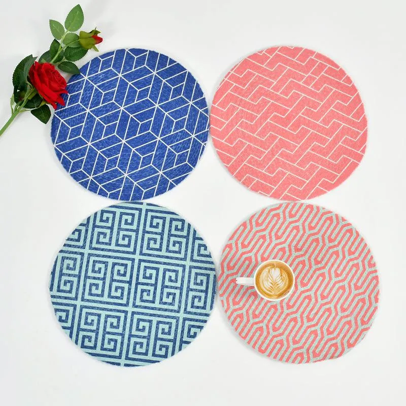 Irene Round Placemat - Set Of Four media 1