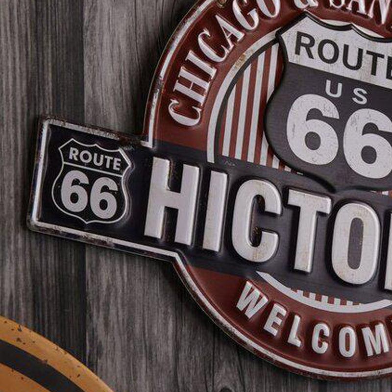 Historic Route 66 Metal Wall Accent media 4