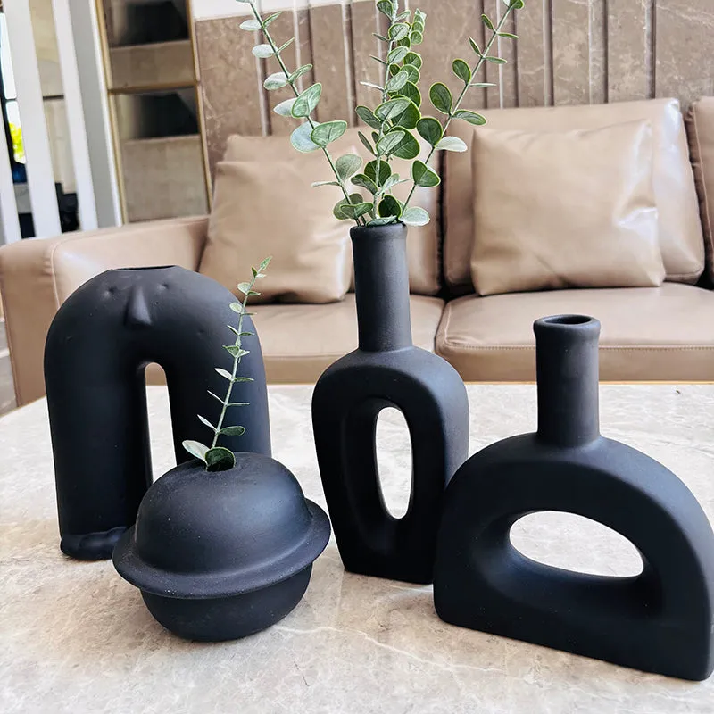 Form Accent Ceramic Vase - Set Of Four media 1