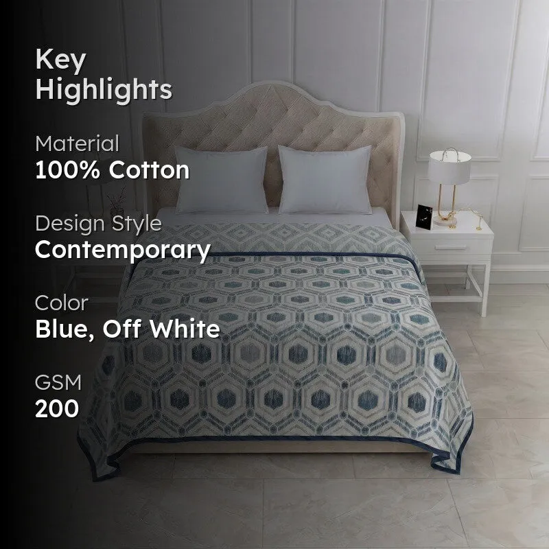 Cozy Nest Reversible Printed Cotton Dohar - 200 GSM - 2