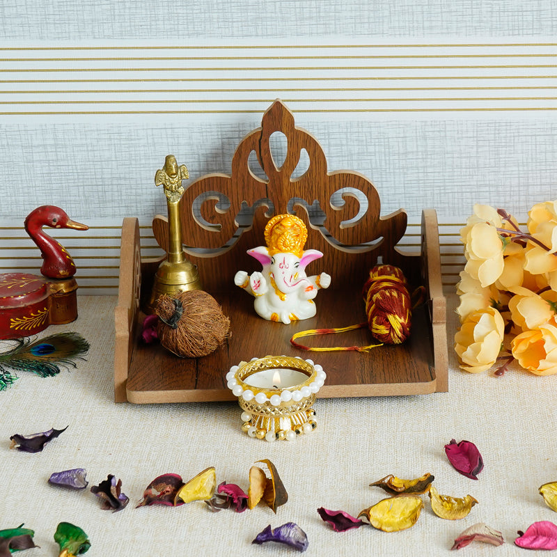 Florae Religious Idol Sinhasan
